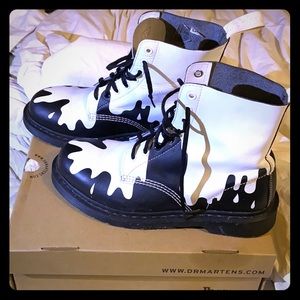 Paint drip dr. Martens boots